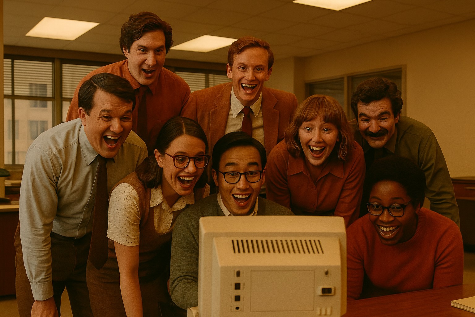 A team using data-driven insights
