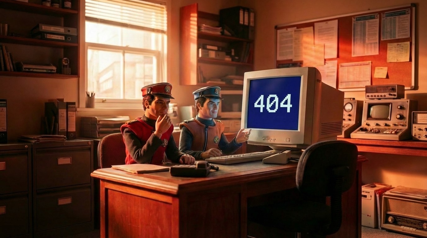 A broken website showing a 404 error after a botched migration